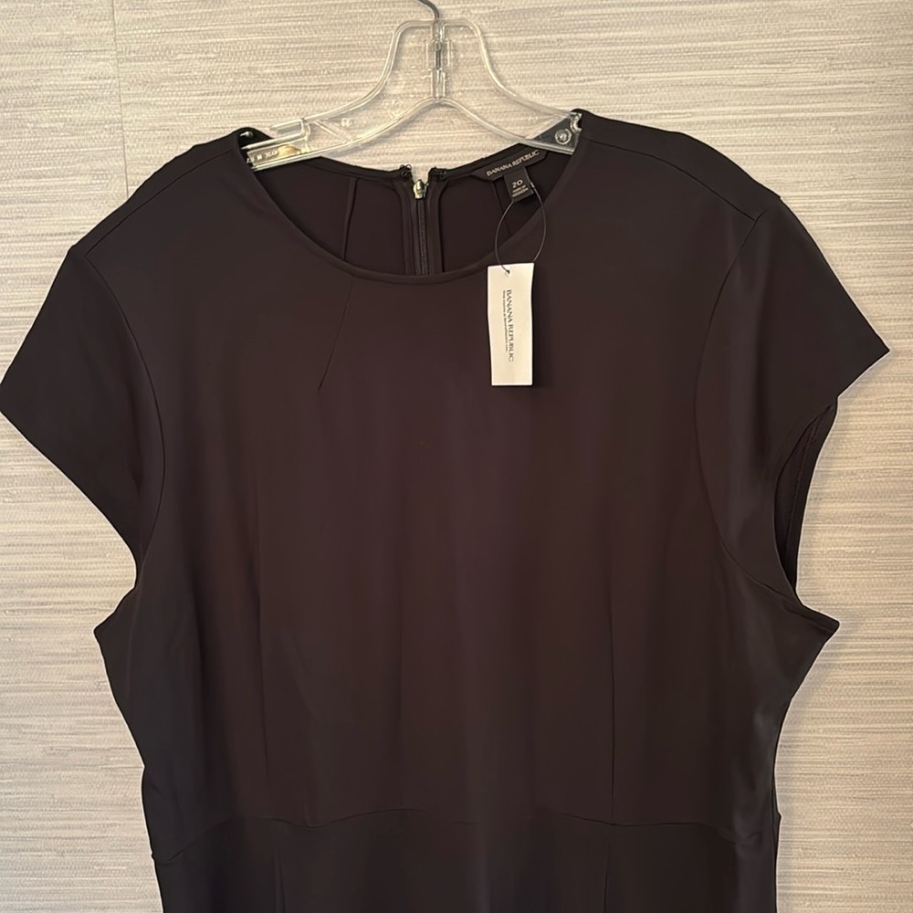 Banana Republic Black Knit Dress with seaming